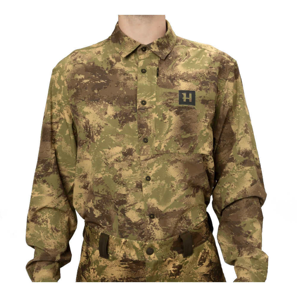 Härkila - Deer Stalker Hemd mit Camouflage-Muster-Jagd T-Shirts & Polo-Härkila-GearFreak.de-3