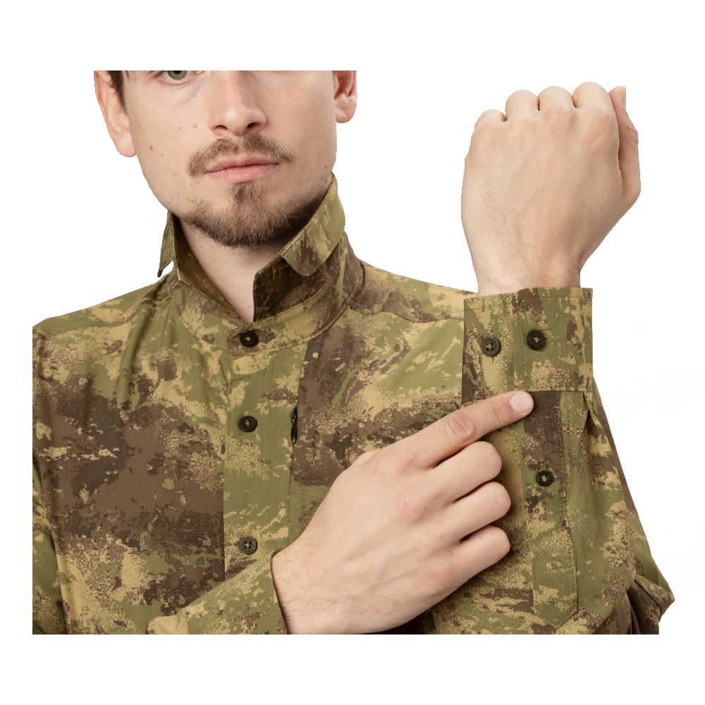 Härkila - Deer Stalker Hemd mit Camouflage-Muster-Jagd T-Shirts & Polo-Härkila-GearFreak.de-4