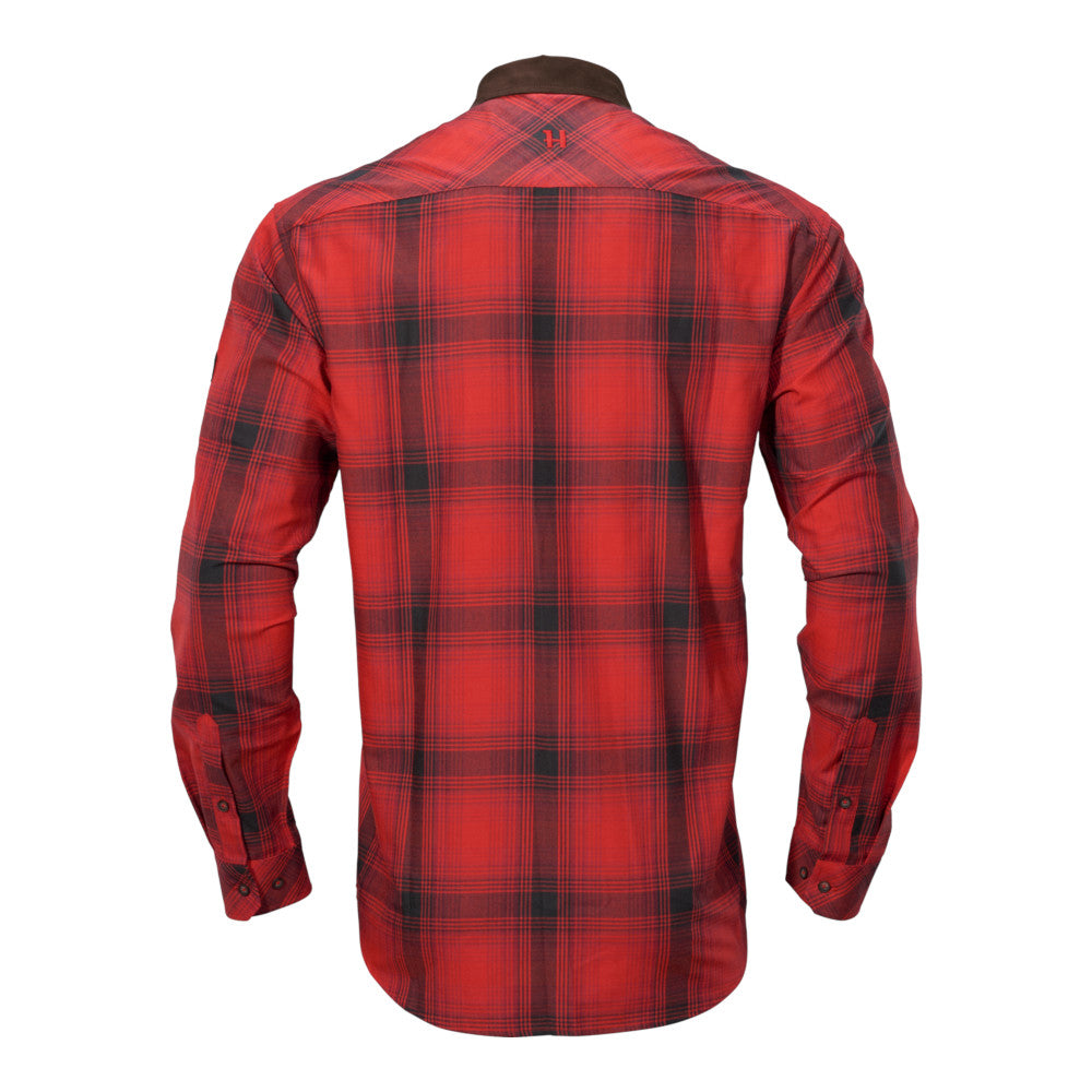 Härkila - Drückjagd-Jagdhemd aus Flanell für Herren // Rot-Jagdhemden-Härkila-GearFreak.de-2