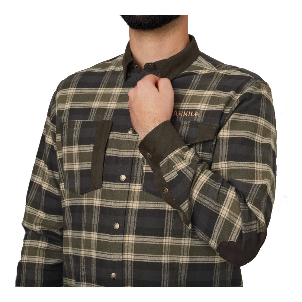 Härkila - Hemd Herrenhemd // Olivgrün-Outdoor-Shirts - Herren-Härkila-GearFreak.de-4