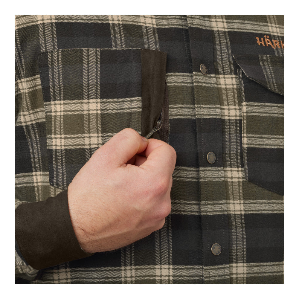 Härkila - Hemd Herrenhemd // Olivgrün-Outdoor-Shirts - Herren-Härkila-GearFreak.de-5