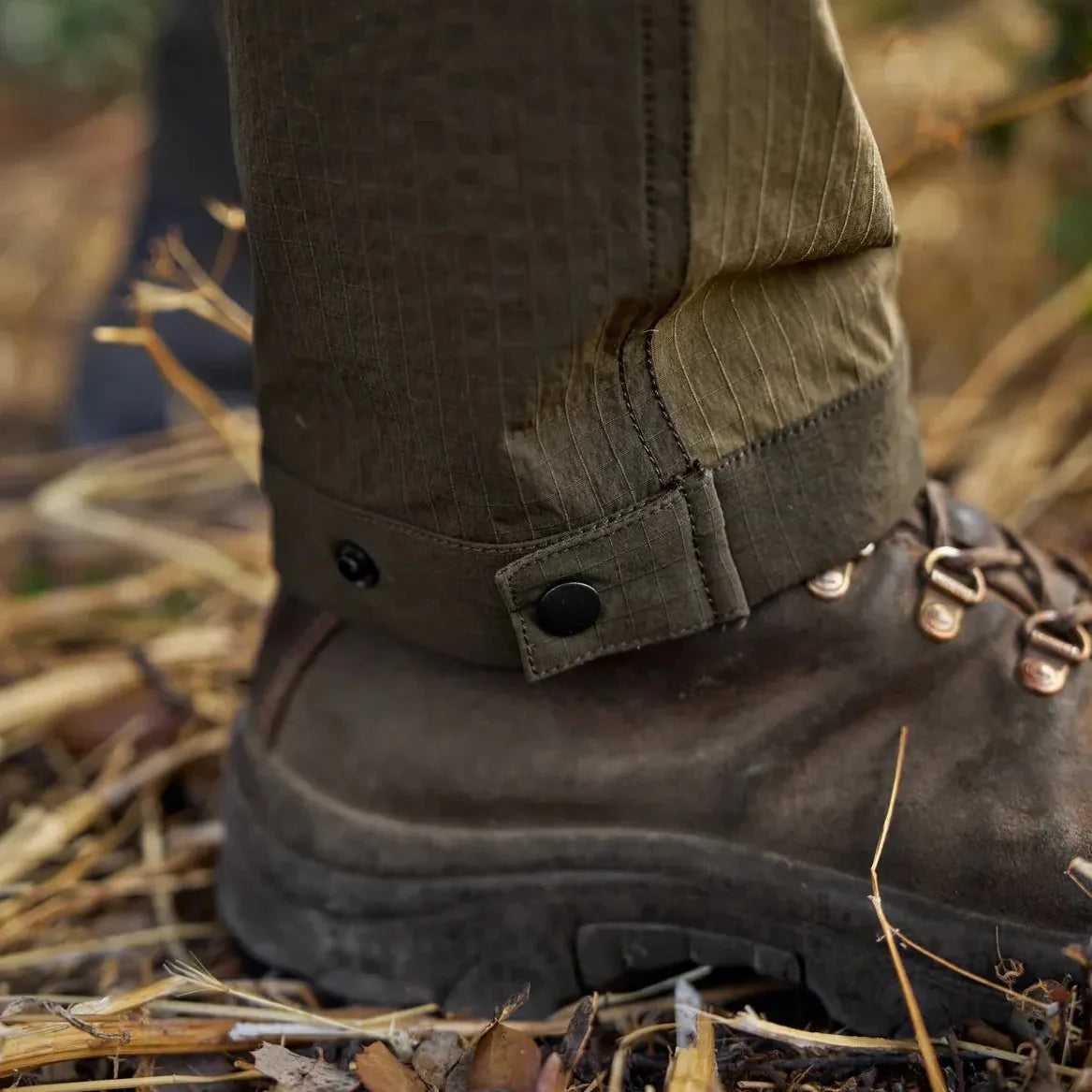 Härkila - Logmar Lightweight Zip-off Bukser // Dunkeloliv/Weidengrün-Jagdhosen-Härkila-GearFreak.de-4