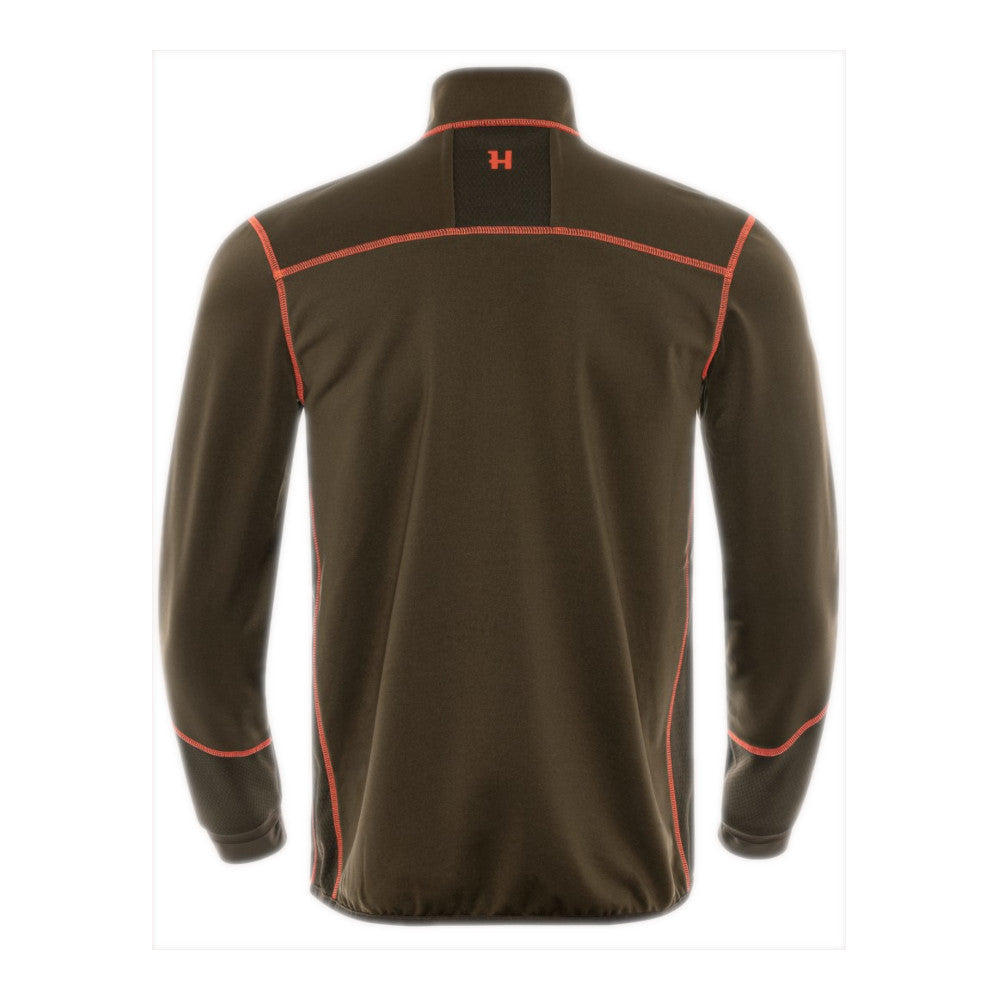Härkila - Skandinavische Fleece-Herrenjacke // Grün / Orange-Fleecejacken & Pullover - Herren-Härkila-GearFreak.de-2