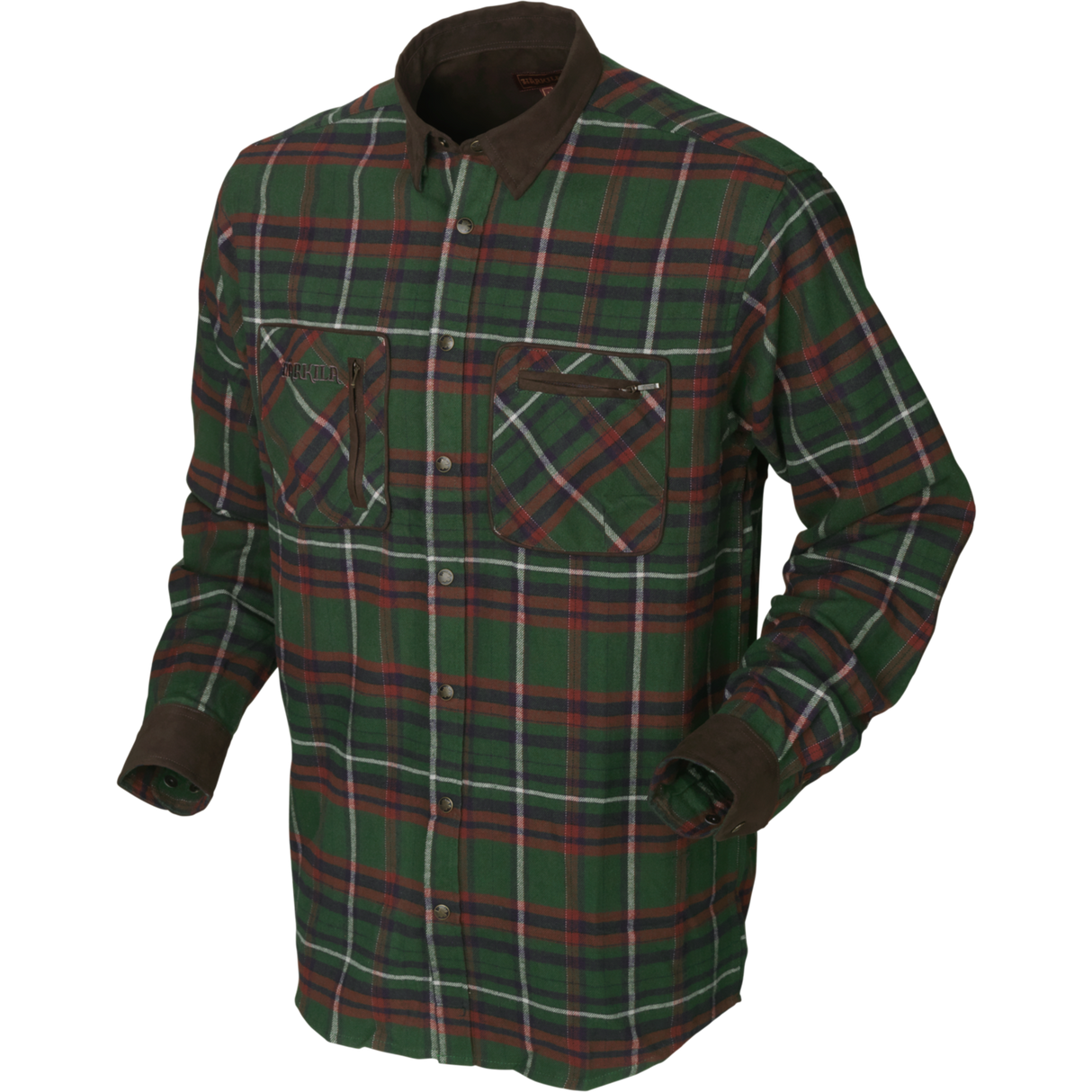 Härkila - Pyjala-Hemd // Grün / Braun