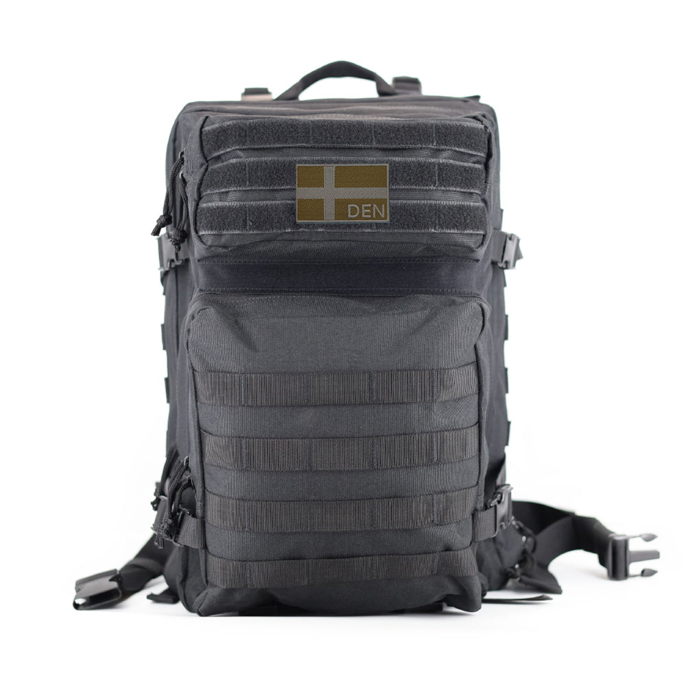 K-Force - Taktischer Assault Rucksack 40 Liter // Schwarz-Kurze Patrouille-K-Force Tactical-GearFreak.de-1