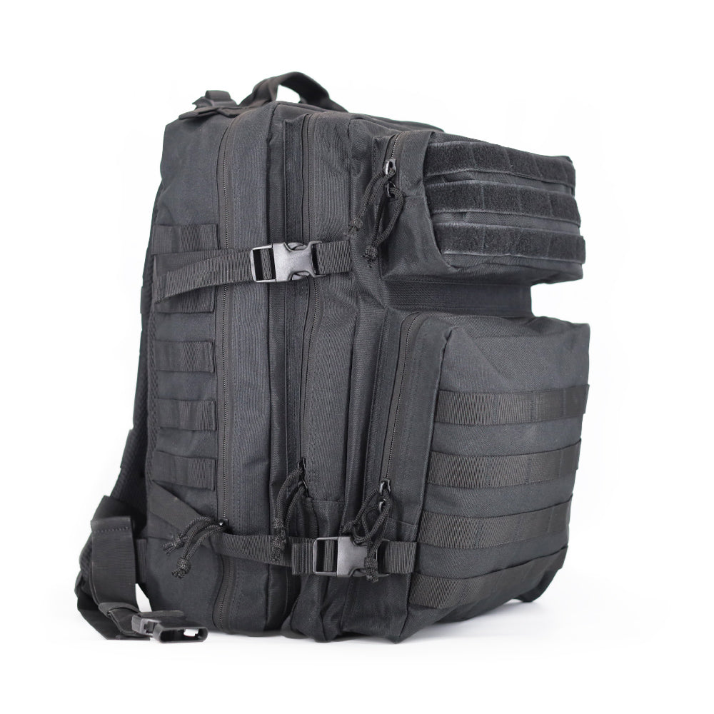 K-Force - Taktischer Assault Rucksack 40 Liter // Schwarz-Kurze Patrouille-K-Force Tactical-GearFreak.de-2