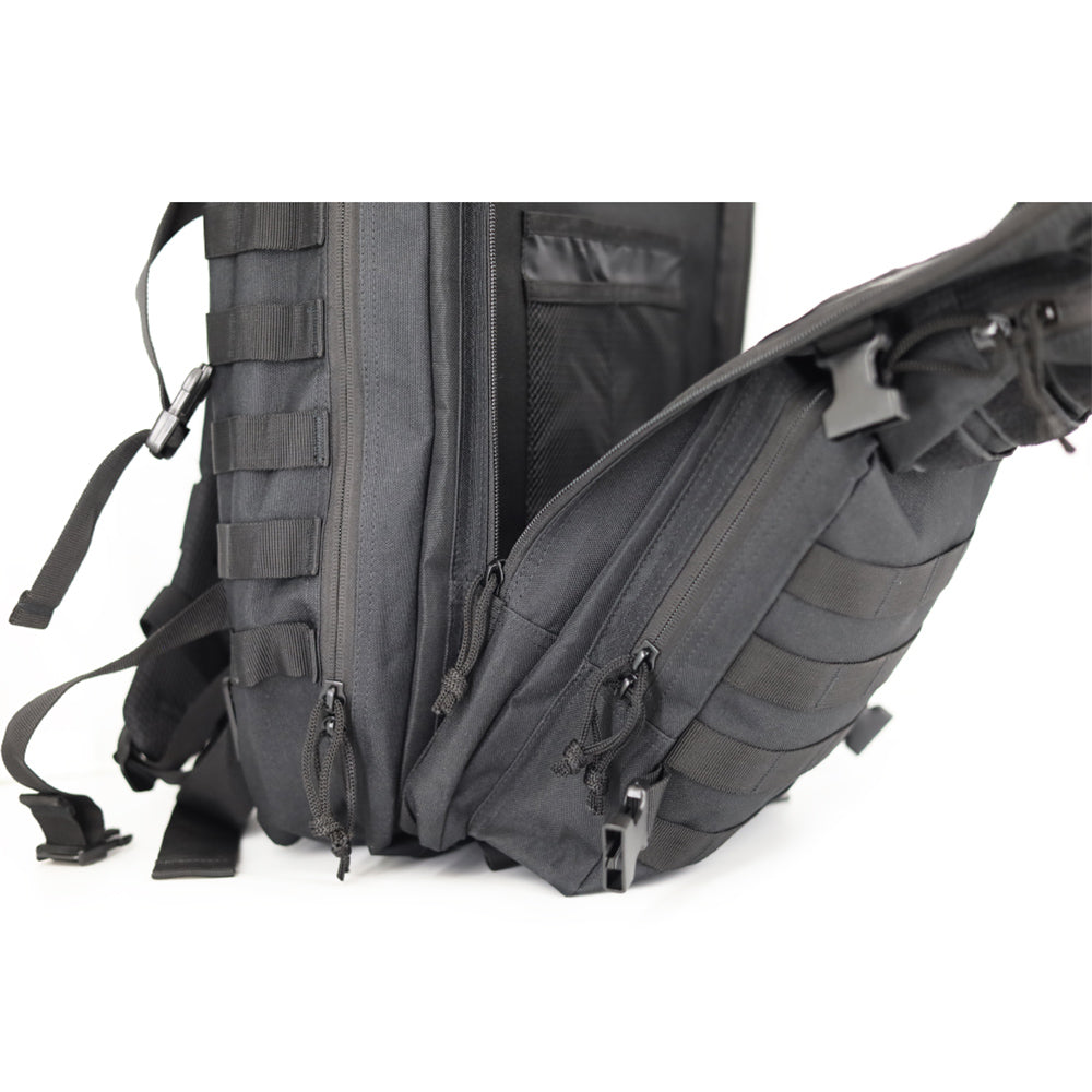 K-Force - Taktischer Assault Rucksack 40 Liter // Schwarz-Kurze Patrouille-K-Force Tactical-GearFreak.de-5
