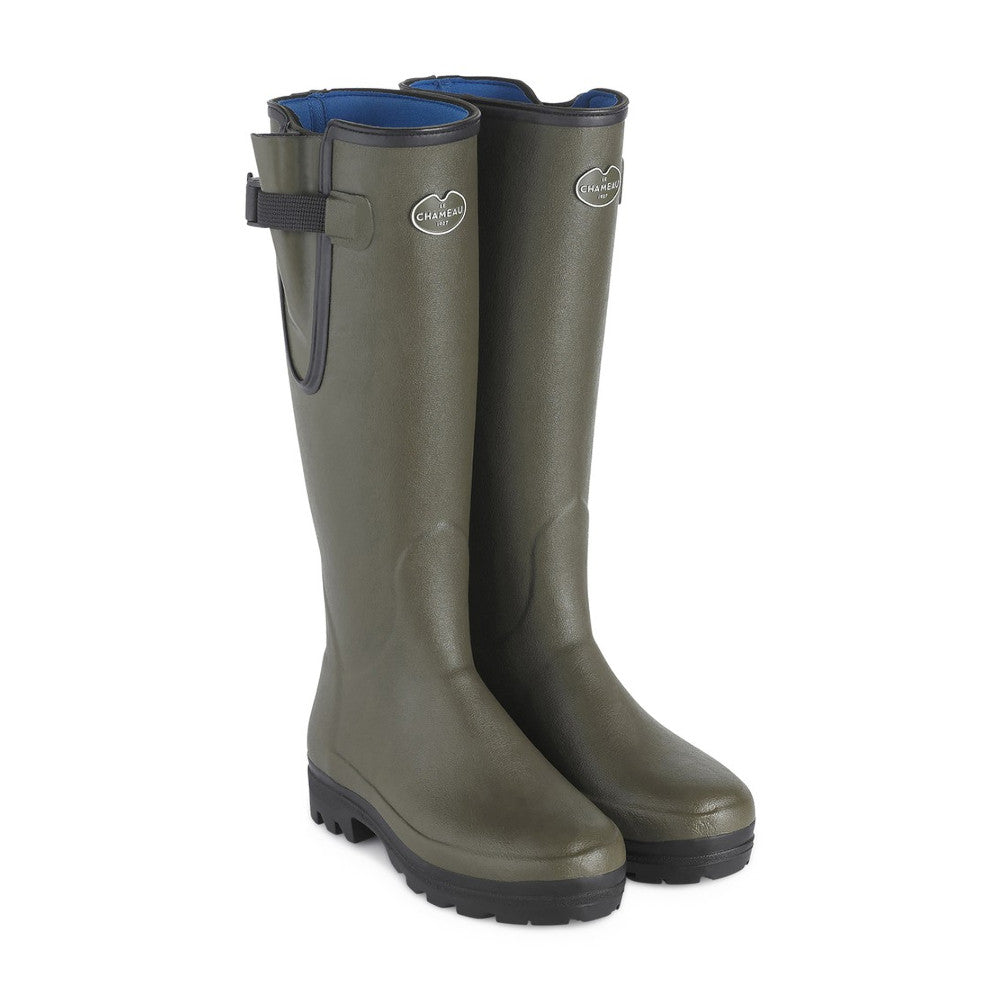Le Chameau - Vierzonord Neopren Damen Gummistiefel Grün-Gummistiefel-Le Chameau-GearFreak.de-1