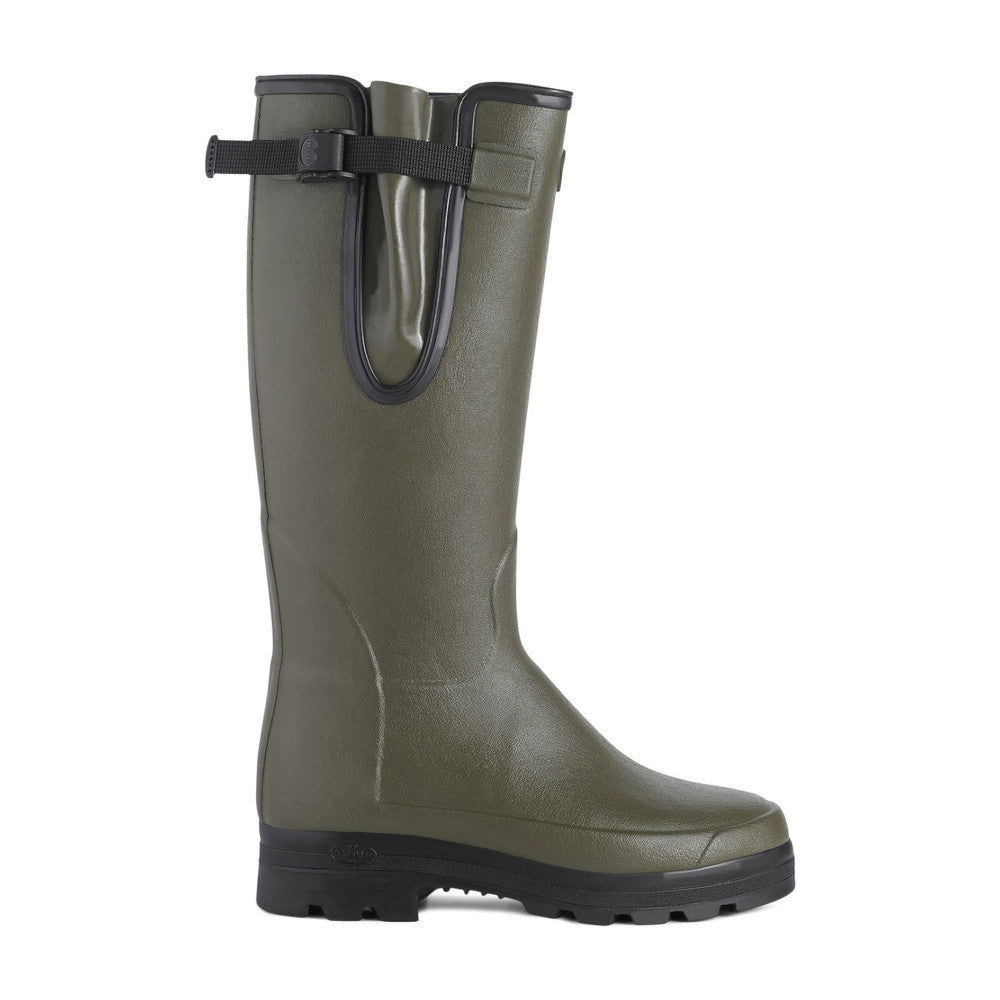 Le Chameau - Vierzonord Neopren Herren Gummistiefel // Dunkelgrün-Gummistiefel-Le Chameau-GearFreak.de-3