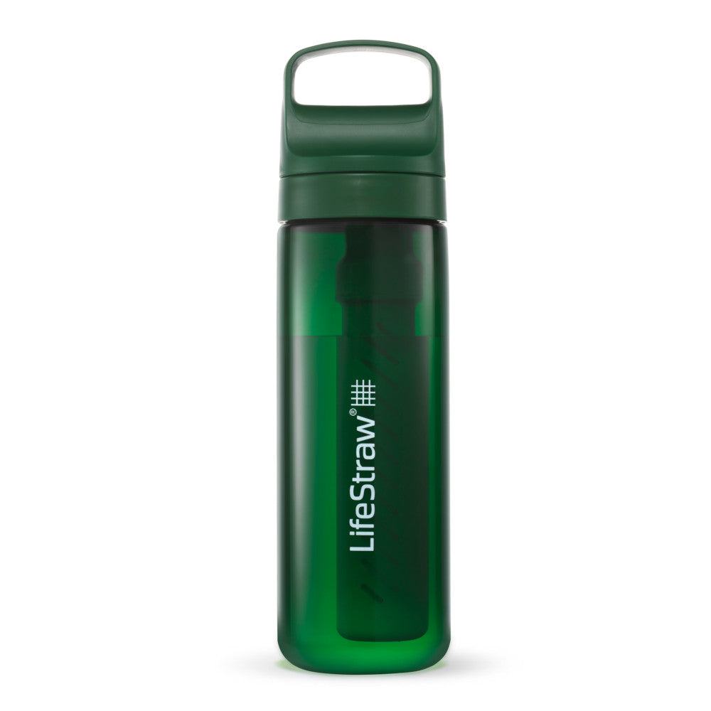 LifeStraw - Go 2.0 Filter-Wasserflasche 650ml // Grün-Wasserreinigung-LifeStraw-GearFreak.de-1
