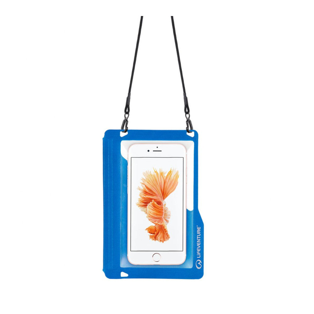 Lifeventure - Wasserdichte Handytasche Plus // Grau