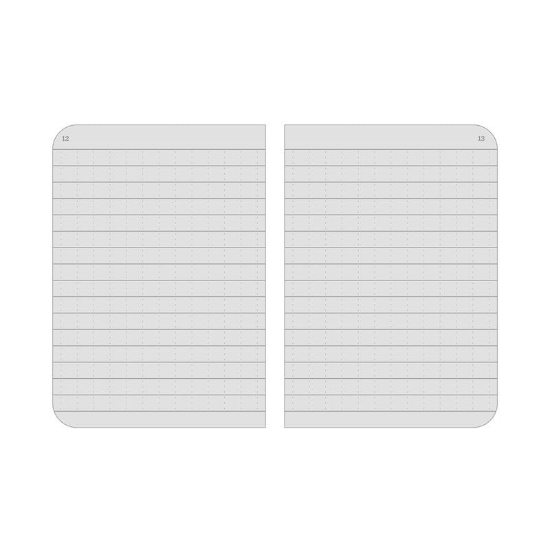 Rite in the Rain - Mini-Heftnotizbuch (3er-Pack) // Schwarz