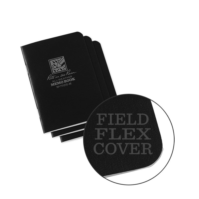 Rite in the Rain - Mini-Heftnotizbuch (3er-Pack) // Sand