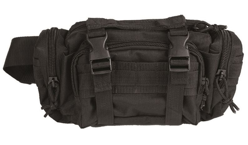 Mil-Tec - Bauchtasche Modulares System klein // Schwarz-Grab & Go-Taschen-Mil-Tec-GearFreak.de-1
