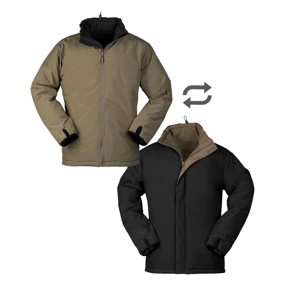 Mil-Tec - Cold Weather Wendejacken Grün / Schwarz-Kampfjacken & Militärjacken-Mil-Tec-GearFreak.de-1