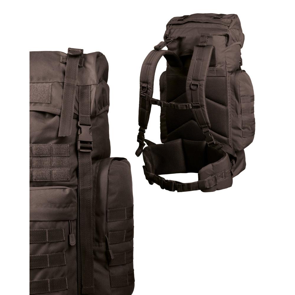 Mil-Tec - Deutscher Gen.II Rucksack L 65L // Schwarz-Wanderrucksäcke-Mil-Tec-GearFreak.de-2