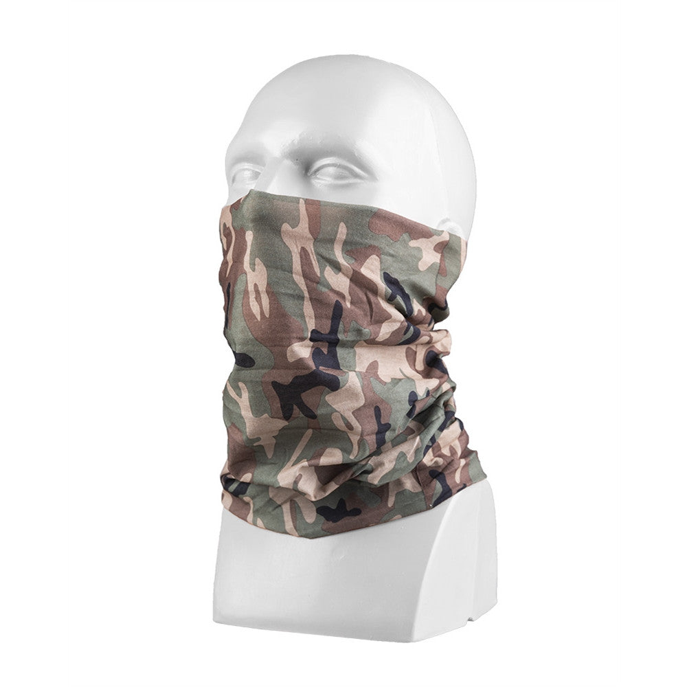 Mil-Tec - Multifunktions-Kopfbedeckung // Waldgebiet Camouflage-Kopfbedeckung-Mil-Tec-GearFreak.de-1