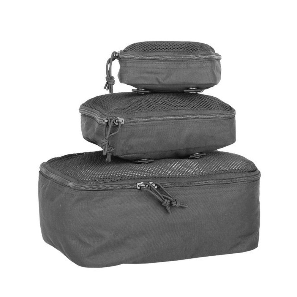 Mil-Tec - Netzbeutel-Set (3er Pack) // Schwarz-Feldausrüstung-Mil-Tec-GearFreak.de-3
