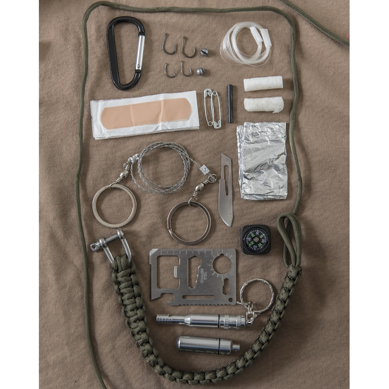 Mil-Tec - Paracord Survival Kit Large // Olivgrün-Überlebensausrüstung-Mil-Tec-GearFreak.de-2