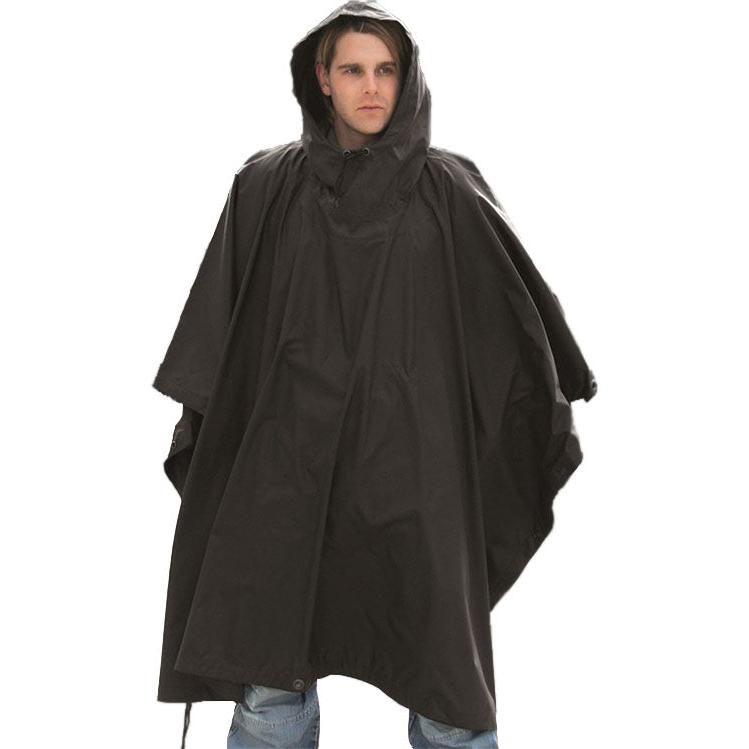 Mil-Tec - Ripstop-Regenschutz // Schwarz-Regenbekleidung - Herren-Mil-Tec-GearFreak.de-1