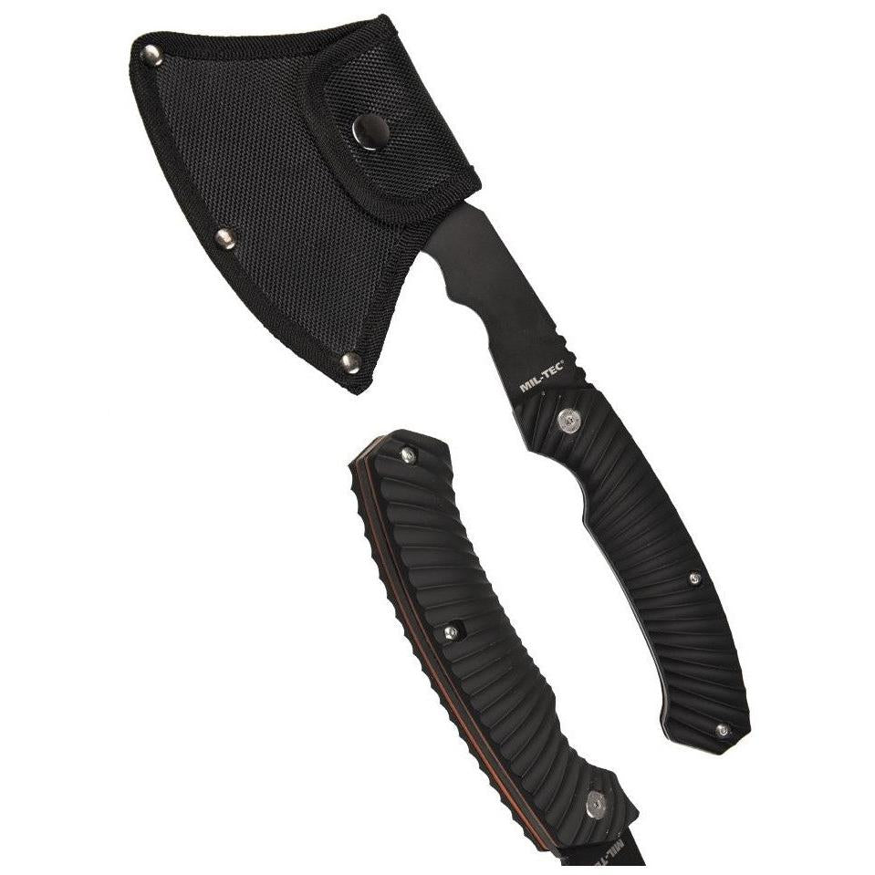 Mil-Tec - Schwarze Axt mit Werkzeug und Tasche - 32,5 cm-Äxte und Sägen-Mil-Tec-GearFreak.de-2