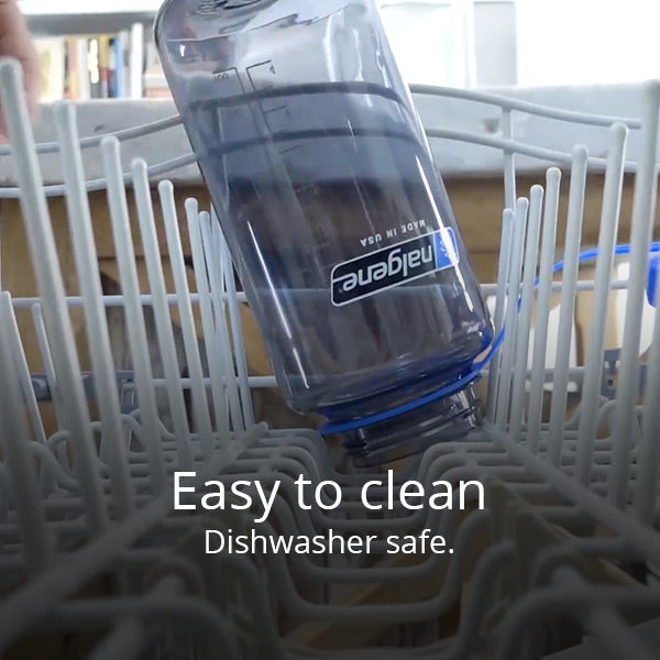 Nalgene - Wide Mouth Trinkflasche mit GearFreak.eu Logo 1L-Trinkflaschen-Nalgene-GearFreak.de-5