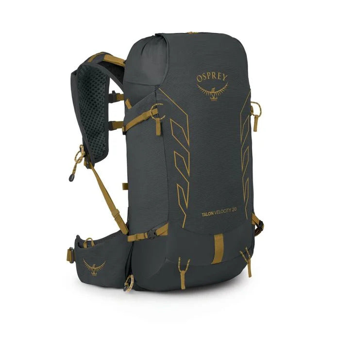 Osprey - Talon Velocity 20L Herre Rygsæk // Dunkelgrau/Tumbleweed-Wanderrucksäcke-Osprey-GearFreak.de-4