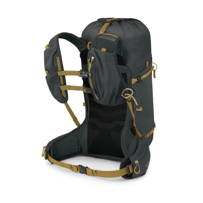 Osprey - Talon Velocity 30L Herre Rygsæk // Dunkelgrau/Tumbleweedgelb-Wanderrucksäcke-Osprey-GearFreak.de-5