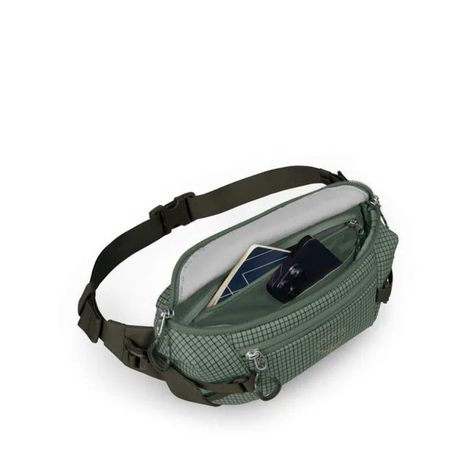 Osprey - Transporter Waist Pack 3L Mavebælte // Kiefernblatt-Kleine Reisetaschen-Osprey-GearFreak.de-3