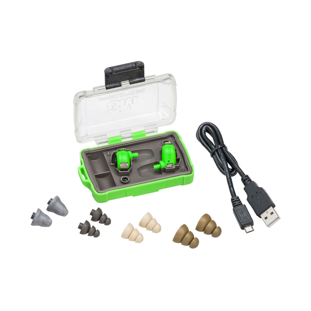 Peltor - In-Ear EEP-100 Ohrstöpsel // Grün-Gehörschutz-3M Peltor-GearFreak.de-3