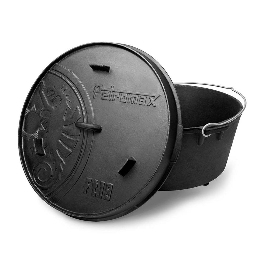 Petromax - Dutch Oven ft18 Topf (16,1L)-Töpfe & Pfannen-Petromax-GearFreak.de-1