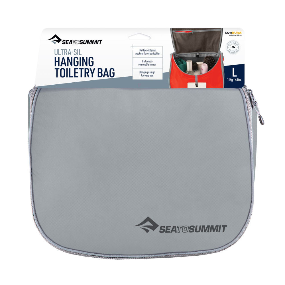 Sea To Summit - Ultra-Sil Kulturbeutel zum Aufhängen Grau // 6L-Kleine Reisetaschen-Sea To Summit-GearFreak.de-2