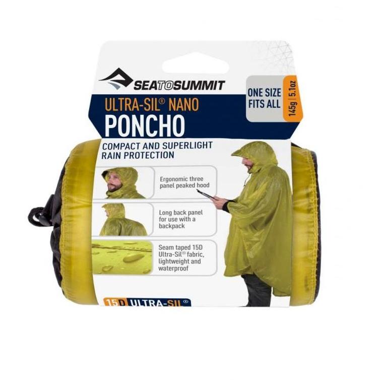 Sea to Summit - Ultra-Sil Nano Poncho // Limette / Grün-Regenbekleidung - Herren-Sea To Summit-GearFreak.de-3