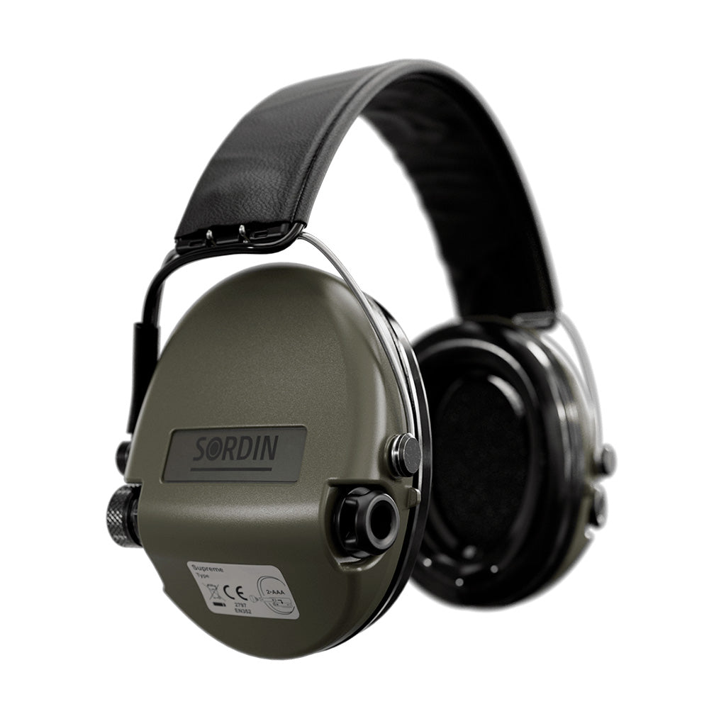Sordin - Supreme Pro Active Gehörschutz 82 dB // Grün-Gehörschutz-Sordin-GearFreak.de-2