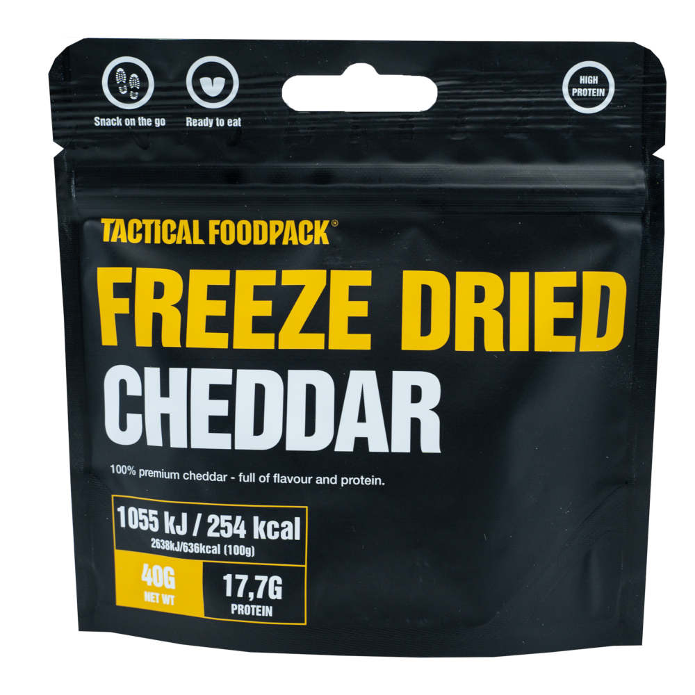 Tactical Foodpack - Gefriergetrockneter Cheddar 254 Kcal-Feldrationen und MREs-Tactical Foodpack-GearFreak.de-2