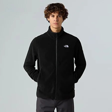 The North Face – Glacier Full Zip Fleece Jacke // Schwarz-Fleecejakker & Trøjer - Herre-The North Face-GearFreak.de-1