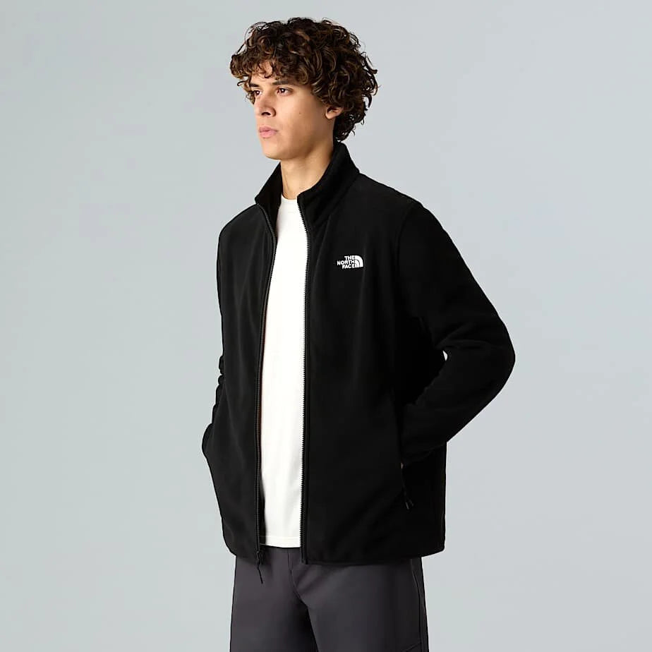 The North Face – Glacier Full Zip Fleece Jacke // Schwarz-Fleecejakker & Trøjer - Herre-The North Face-GearFreak.de-2