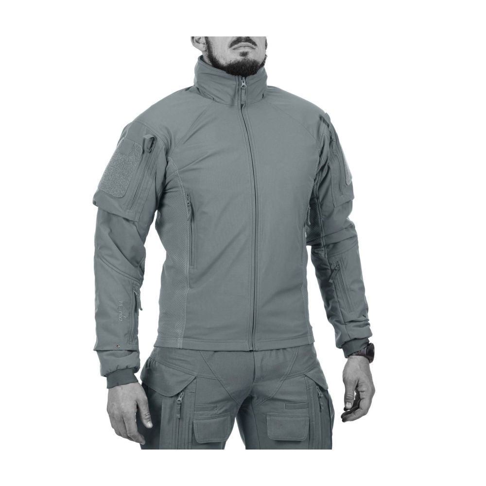 UF PRO - Delta AcE Plus Gen. 3 Taktische Winterjacke für Herren // Steel Gey-Polizei- & Wachjacken-UF PRO-GearFreak.de-1