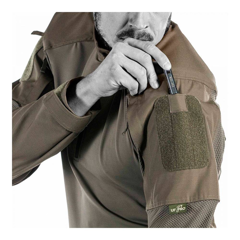 UF PRO - Striker XT Gen. 3 Combat Hemd // Braun Grau-Militärhemden-UF PRO-GearFreak.de-4