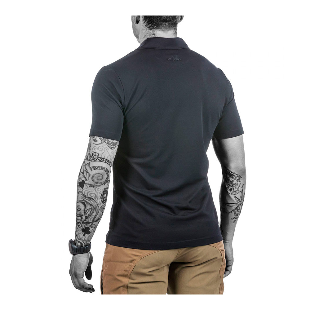 UF PRO - Urban Herren Polo // Schwarz-Outdoor-T-Shirts - Herren-UF PRO-GearFreak.de-2
