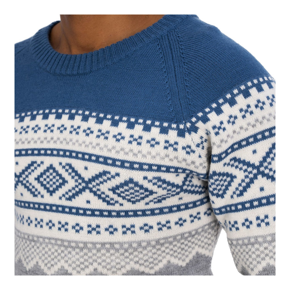Ulvang - Marius Herren-Strickwaren mit Rundhalsausschnitt // Blau