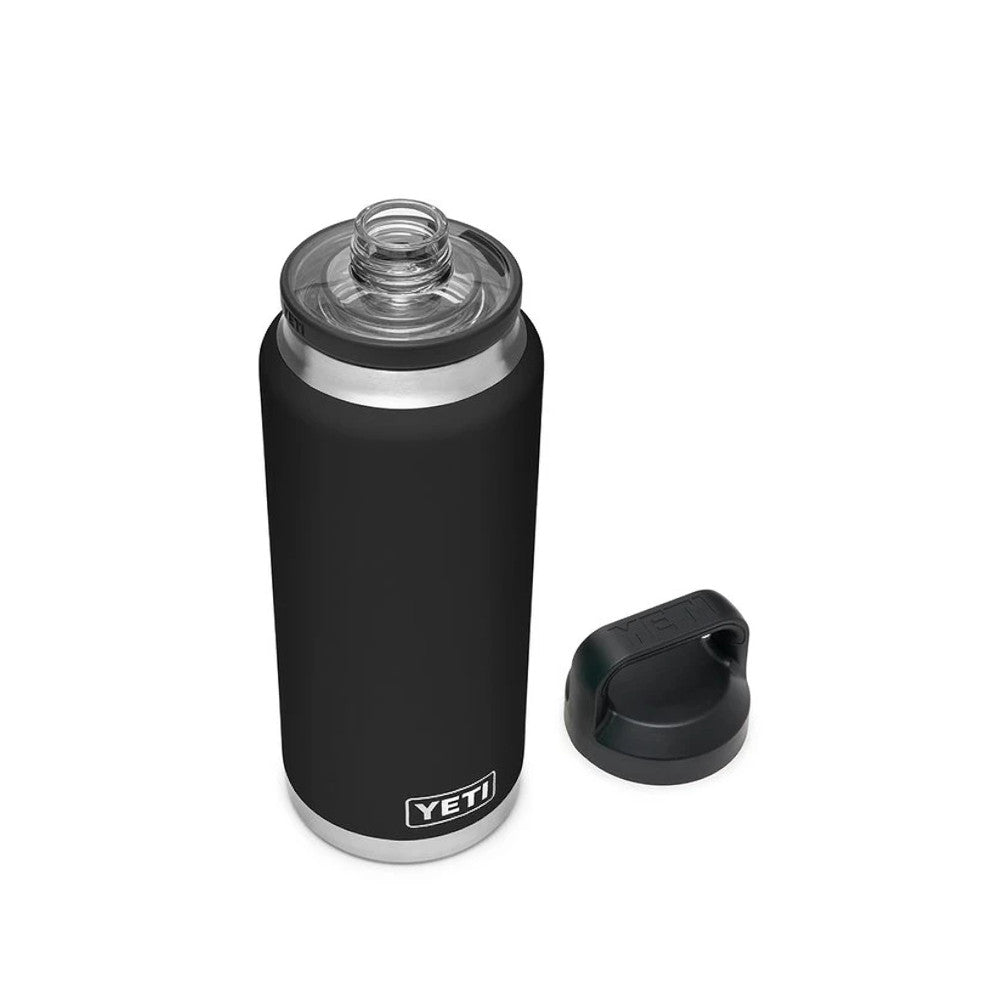 YETI - Rambler Flasche mit Chug Cap 1L // Schwarz-Thermobecher & Thermosflaschen-YETI-GearFreak.de-3