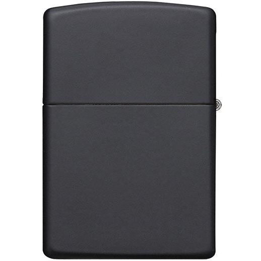 Zippo - Schwarzes Mattfeuerzeug-Feuerzeuge-Zippo-GearFreak.de-2