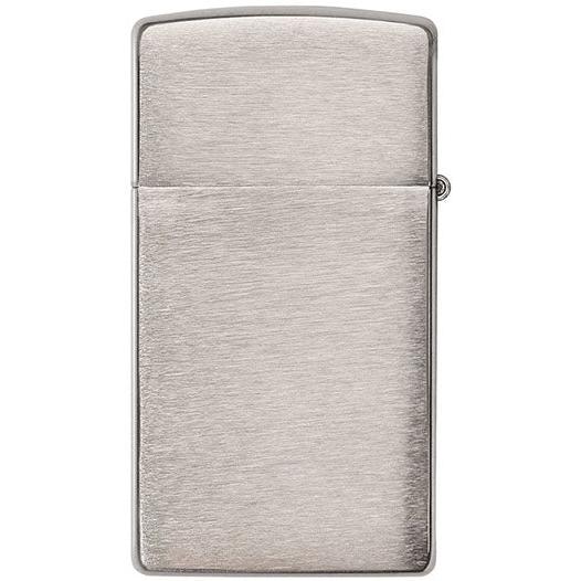 Zippo - Slim Feuerzeug aus gebürstetem // Chrom-Feuerzeuge-Zippo-GearFreak.de-2