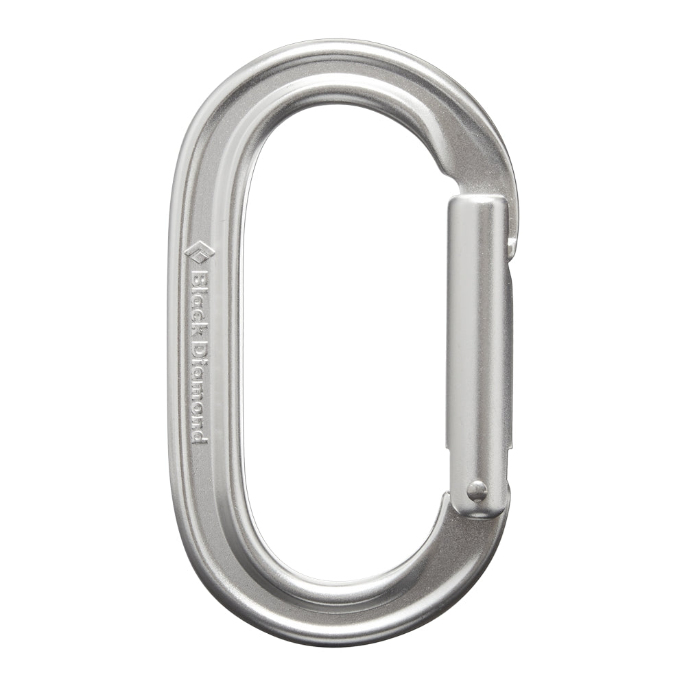 Black Diamond - Ovaler Keylock-Karabiner // Silber