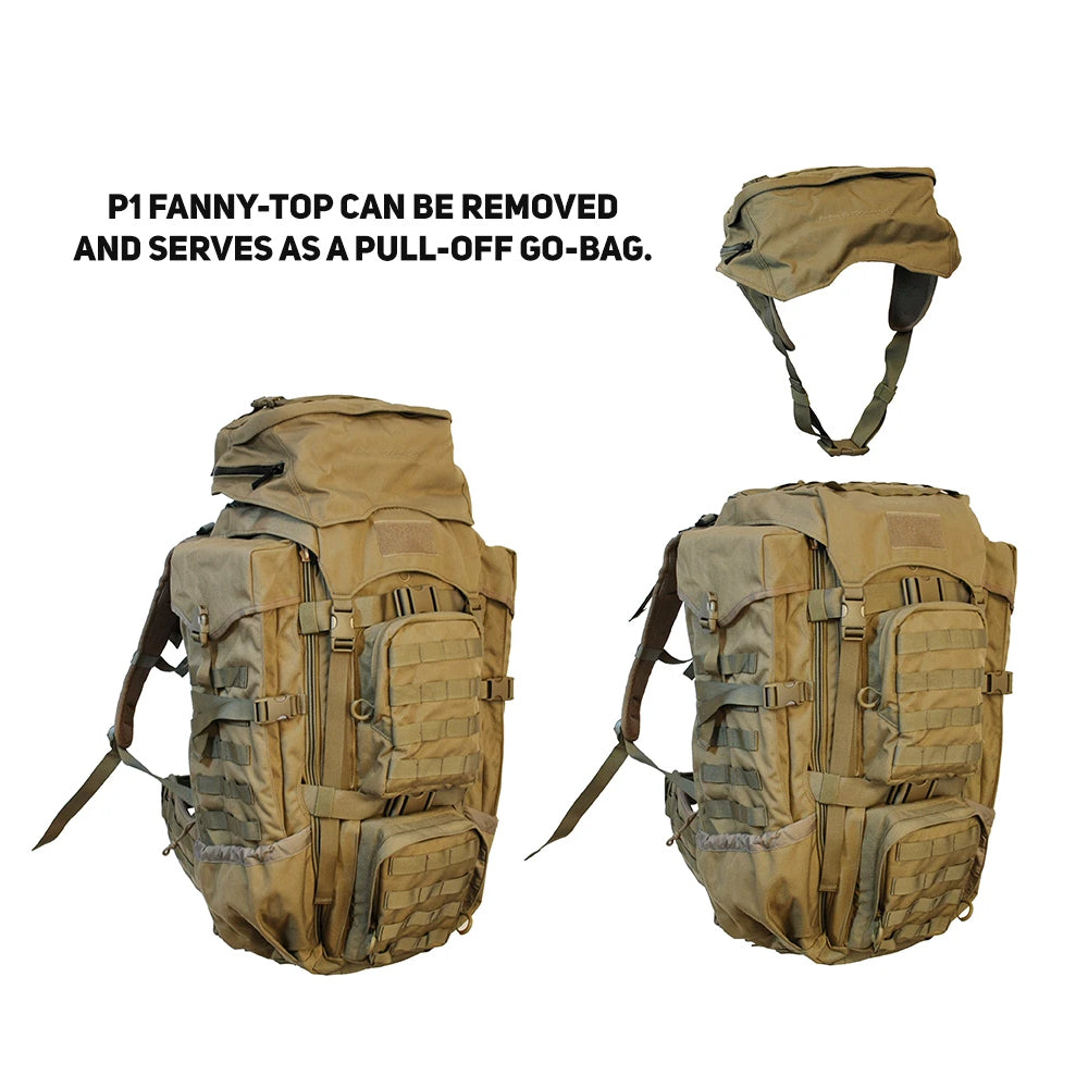 Eberlestock - F4 Terminator Rucksack (67L) // Dunkler Sand / Coyote