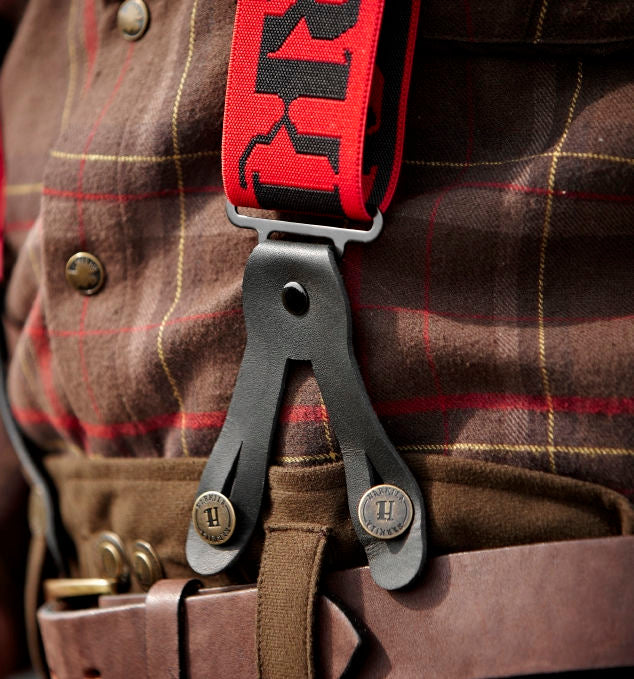 Härkila - Carl-August Hosenträger m. Knöpfen // Grün