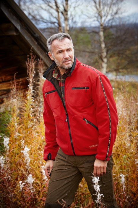 Härkila - Kamko Fleece // Braun / Rot