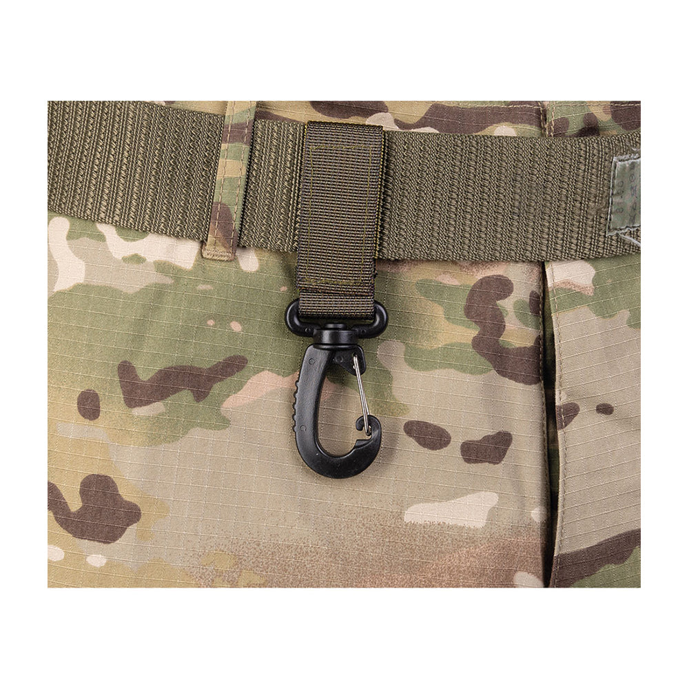 Mil-Tec - Karabiner mit Gürtelschlaufe // Olivgrün