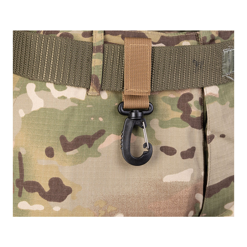 Mil-Tec - Karabiner mit Gürtelschlaufe // Olivgrün